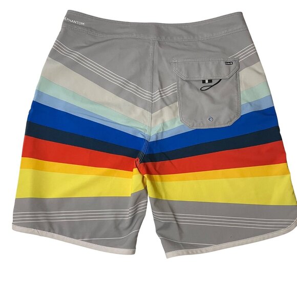 Hurley Men's‎ Swim Shorts size 29 Phantom Striped Drawstring Side Pocket Beach - Picture 9 of 9